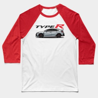 Civic Type R (White Snow) Baseball T-Shirt